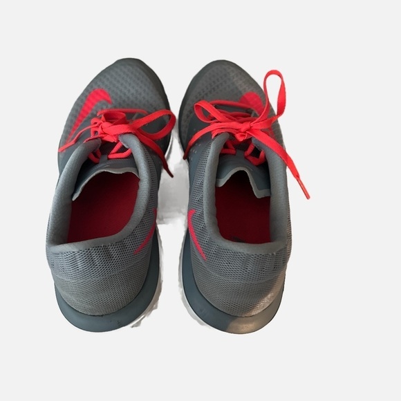 NIKE Flexsole gray and bright orange Women’s size 10 - Picture 3 of 7